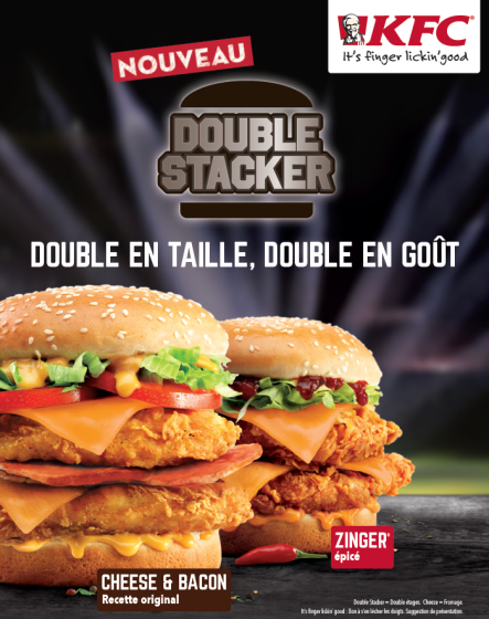 Double stacks. Бекон КФС. КФС бургер с беконом. Fast food Worldwide.